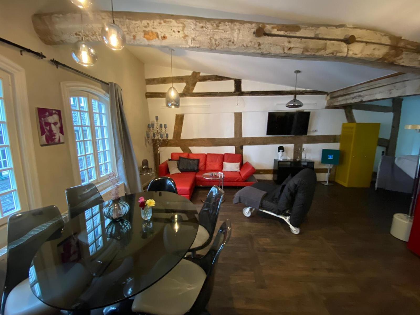 Manoir -1654- Historisch Schlafen In Monschaus Altstadt 객실 사진